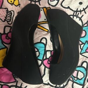 Cityclassified Black Women's Wedge Shoes